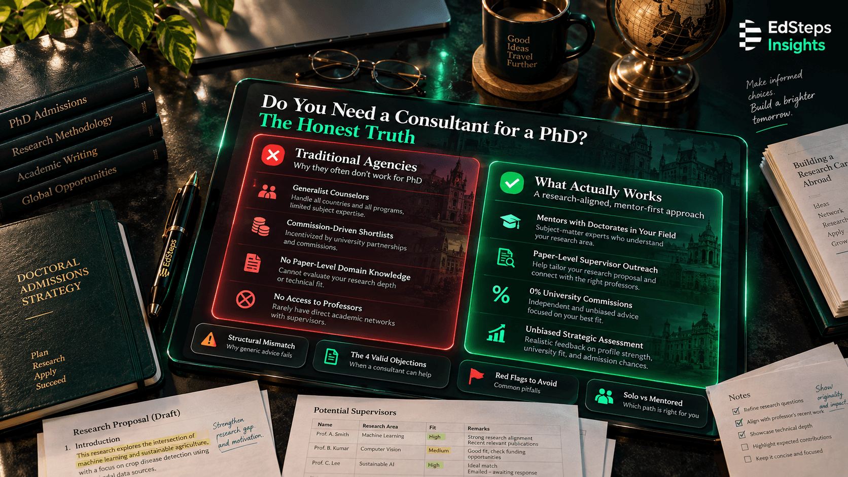 Do you need a study abroad consultant for a PhD application, honest analysis for Indian students