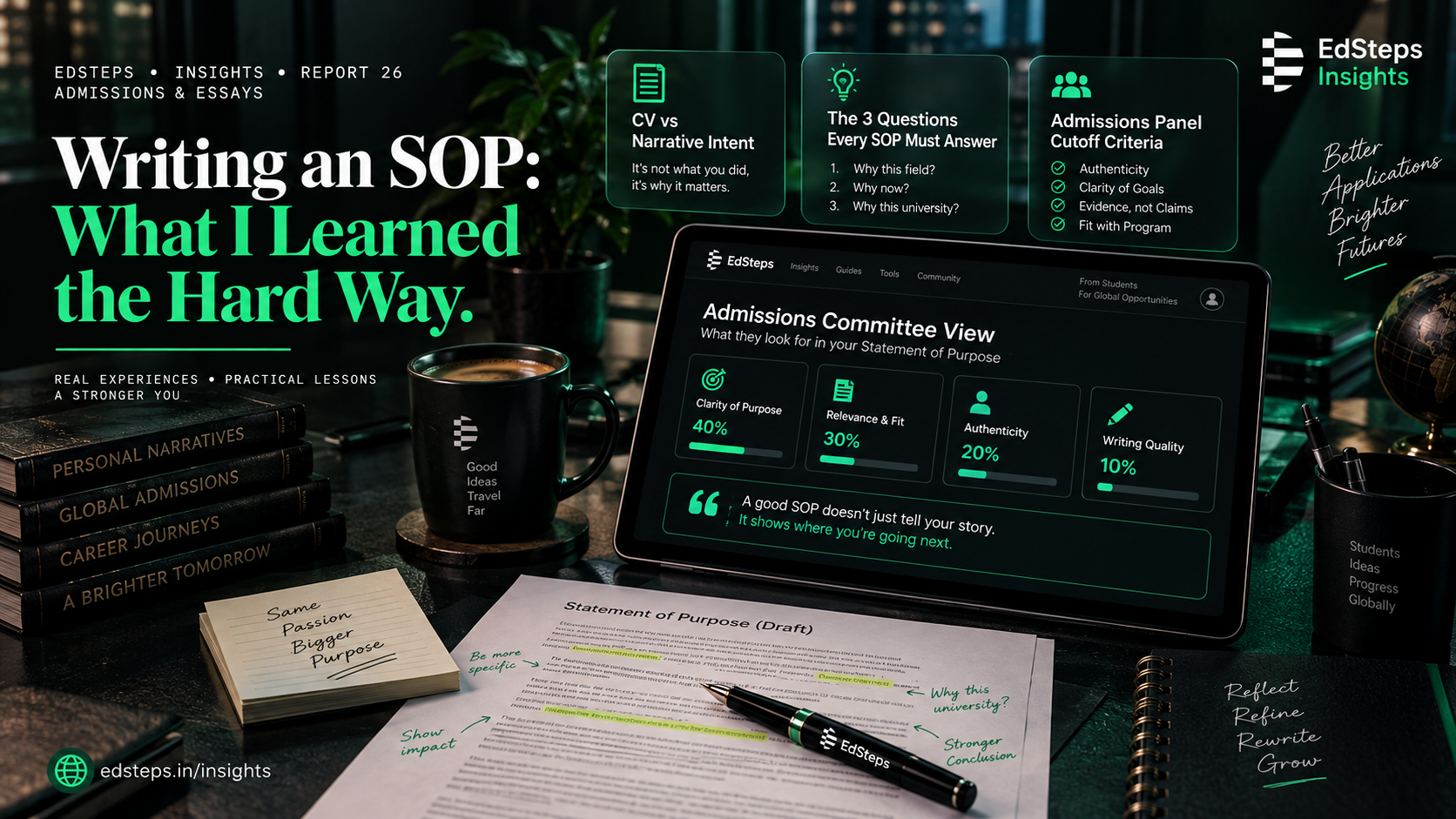 Crafting the Perfect SOP — What I Learned the Hard Way